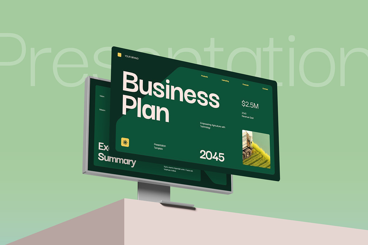Agriech - Business Plan Slides preview 3