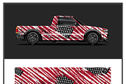 Patriotic Grunge Truck Wrap Design, an Object Illustration by CarWrap design (Thumbnail 3 of 3)