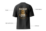 Oversized T-Shirt Mockup, a Shirt Mockup by Ram Studio LLC (Thumbnail 5 of 12)