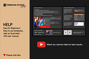 T-Shirt Mock-Up Set, a Shirt Mockup by Freeman Studio (Thumbnail 5 of 17)