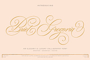 Briel Gregoria, a Script Font by JamalCreativeStudio (Thumbnail 12 of 12)
