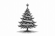 Festive Christmas Tree Silhouette Bu, an Illustration by Artivon (Thumbnail 11 of 21)