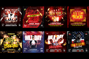 200 Night Club Party Flyer Bundle