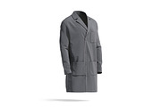 Black Doctors Lab Coat 3D Model, an Object 3D Model by rebrandy (Thumbnail 4 of 9)