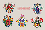 Decorative Ukrainian Flowers, a Decorative Illustration by Design X0 (Thumbnail 4 of 15)