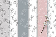50 Wild flower patterns -Bundle-, a Pattern Graphic by CARROTDESIGN (Thumbnail 4 of 5)