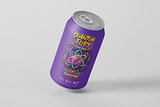 Matte Soda Can Packaging, a Cups & Container Mockup by Transly Graphics (Thumbnail 2 of 2)