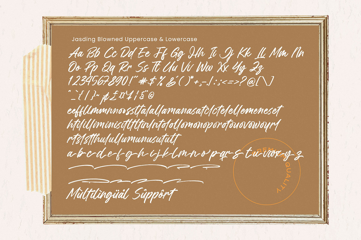 Jasding Blowned Handwritten Brush, a Script Font by Letterena Studios Script (Photo 13 of 20)