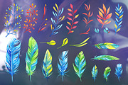 Watercolor Boho Set, an Illustration by Evgeniia Zagreeva (Thumbnail 4 of 4)