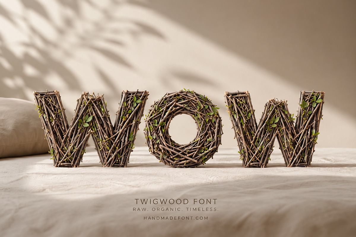 Twigwood Font, a Sans Serif Font by Handmadefont (Photo 9 of 12)
