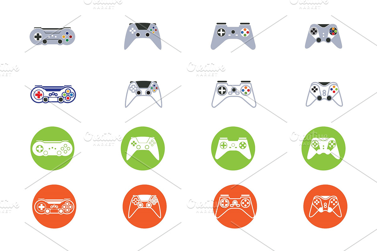 Game controller stick logo, a Branding & Logo Template by LOGOCREATIVE