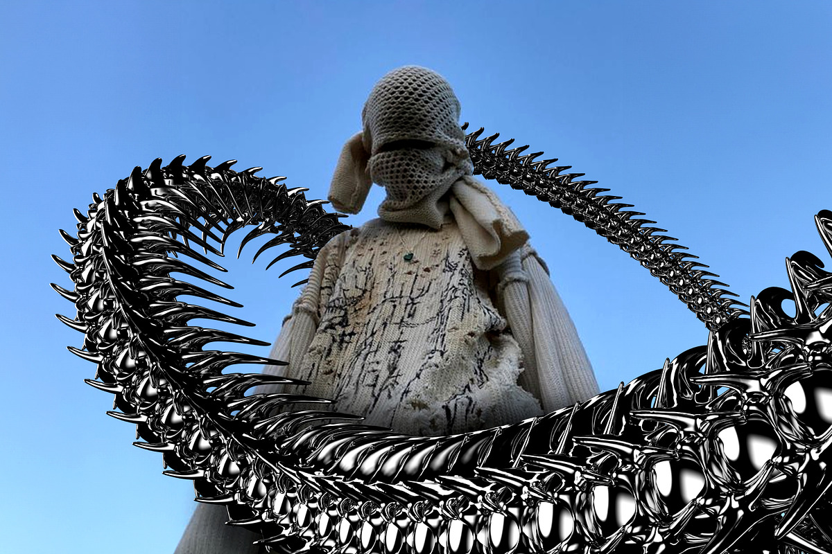 ABSTRACT CHROME 3D SHAPES WITH SPIKE, an Object Graphic by BonkiStudio (Photo 3 of 13)