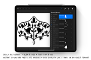 Canberra Flower Procreate Stamps, a Brush Add-On by Gabba Delgado (Thumbnail 2 of 4)
