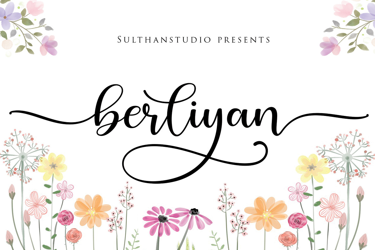 Swashy Font Bundle, a Script Font by Sulthan Studio