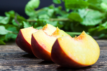 sliced orange apricots, a Photo by MyPhotos
