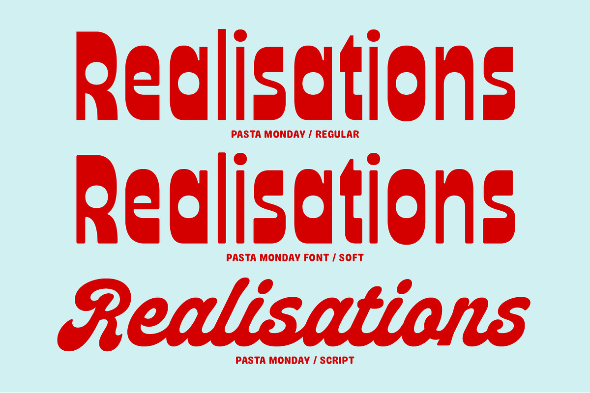 Pasta Monday - Font Duo, a Handwritten Font by The Native Saint Club (Photo 7 of 17)