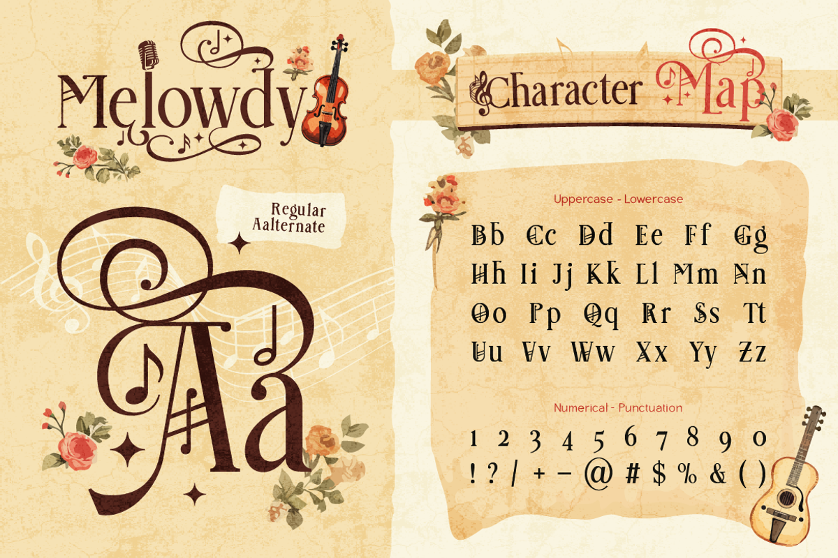 Melowdy, a Serif Font by Artisan Themes (Photo 2 of 11)
