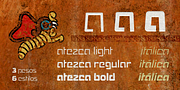 Atezca, a Sans Serif Font by Ixipcalli (Thumbnail 2 of 5)