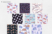 Watercolor Scandinavian Landscape, an Illustration by Belusuab (Thumbnail 5 of 9)