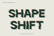 Fold Signal Faceted Modular Display, a Sans Serif Font by Colorsfav (Thumbnail 3 of 11)