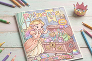 Magical Princess Coloring Book Vol45, a Person Illustration by ikarifq shop (Thumbnail 2 of 7)