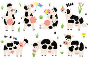 Moo Collection - Clipart & Patterns, an Animal Illustration by Gulnara Sabirova (Thumbnail 3 of 12)