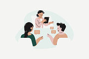 Management Conflict Illustration, an Object Graphic by Jump Studio (Thumbnail 5 of 12)