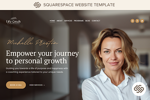 Coaching Website For Squarespace