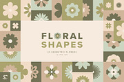 Floral Shapes & Seamless Patterns, an Object Graphic by studiocolectivo (Thumbnail 1 of 12)