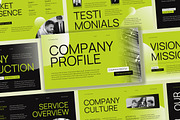 Company Profile Presentation, a Presentation Template by Aiyari Graphic (Thumbnail 1 of 5)