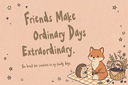 Purrfriends Ciwawa - Friendship type, a Sans Serif Font by HypeWorksCo (Thumbnail 3 of 15)