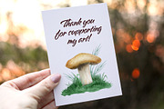 Forest Mushrooms: Edible & Poisonous, a Seasonal Illustration by Elena Malgina Clipart (Thumbnail 13 of 13)
