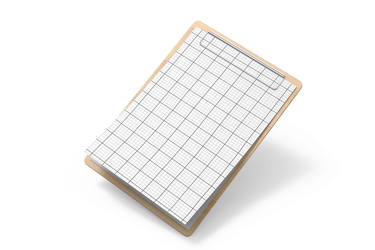 Floating Clipboard Menu Mockup, an Advertising Mockup by graphypix (Photo 4 of 4)