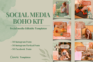 Boho Lifestyle Social Media Template