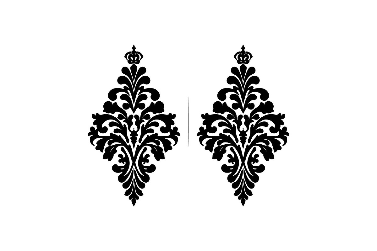 Vintage Filigree Earring SVG Bundle, an Object Graphic by jahid234 (Photo 7 of 13)