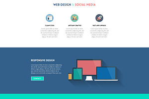 Flat Design Studio/Artist PSD