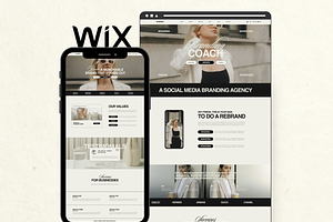 Wix Website Template Small Business