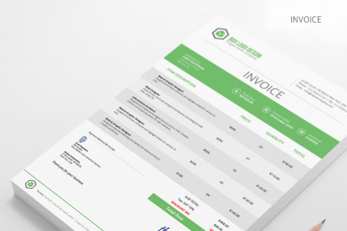 Corporate Identity, a Stationery Template by resumetemplathttps://d3es (Photo 2 of 6)