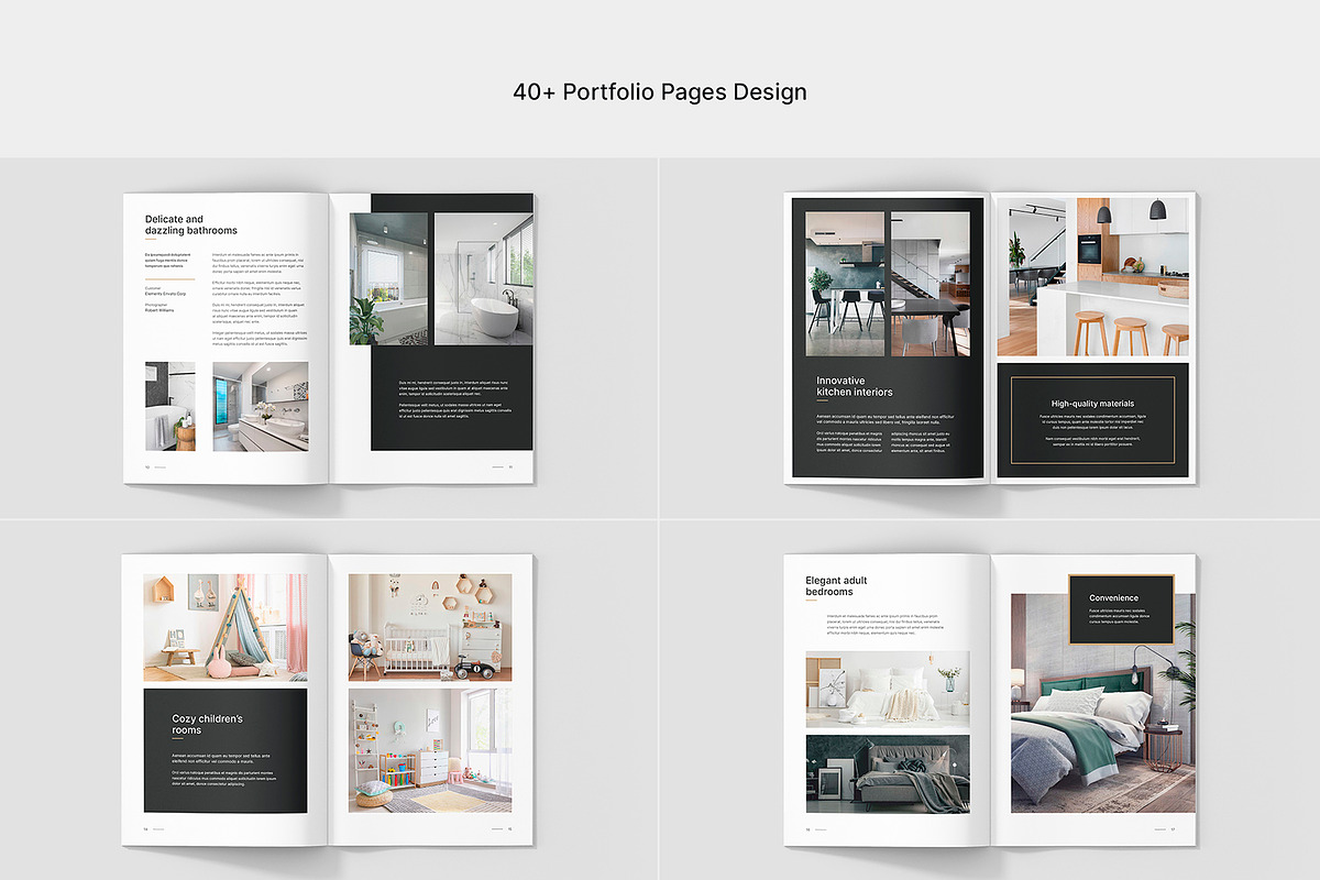 Interiorch Architecture Portfolio, a Brochure Template by artbart (Photo 4 of 8)