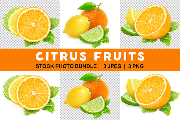 Three Citrus Fruits