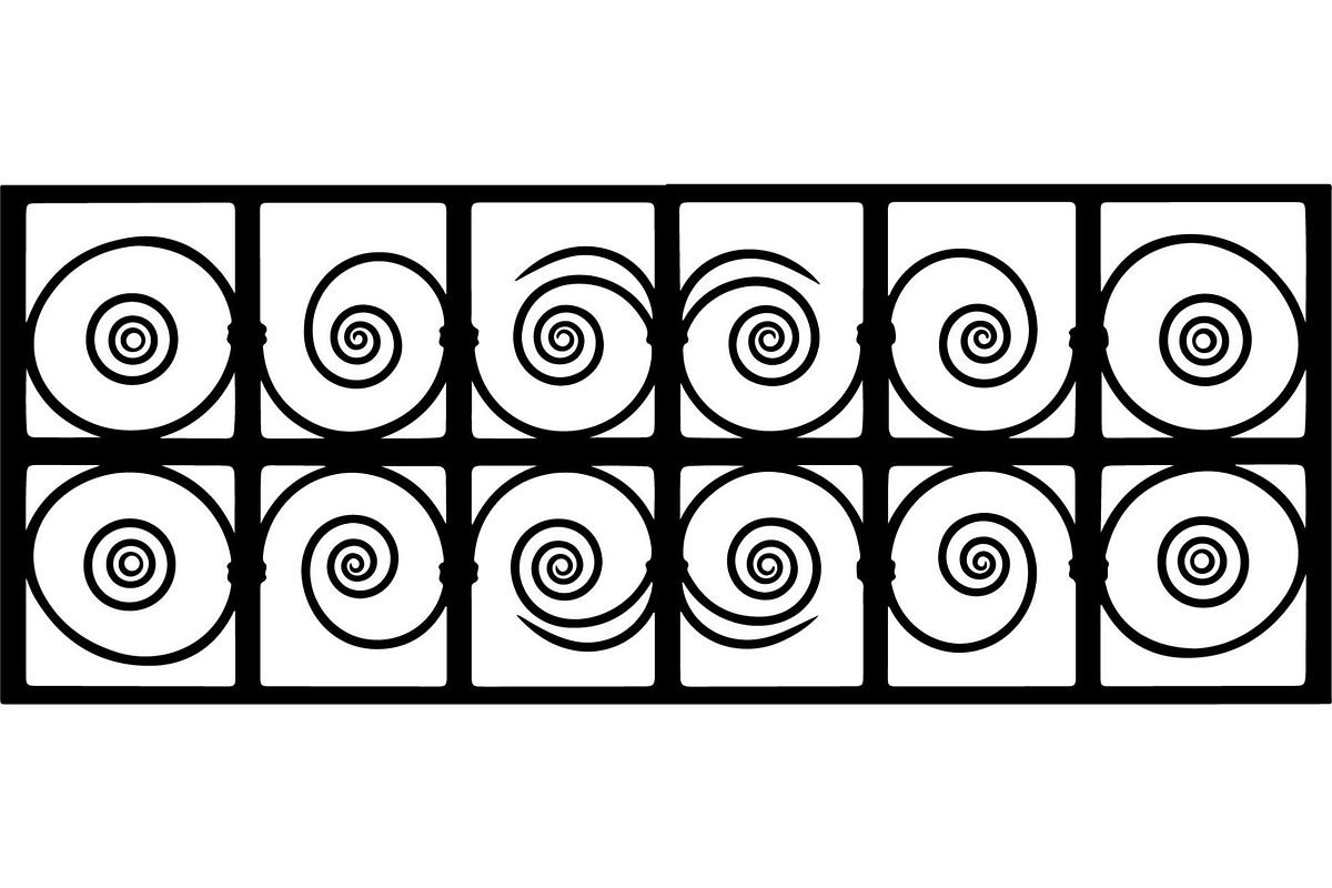 Ornamental Window Grill Designs, a Decorative Illustration by Designer_Momina (Photo 13 of 17)