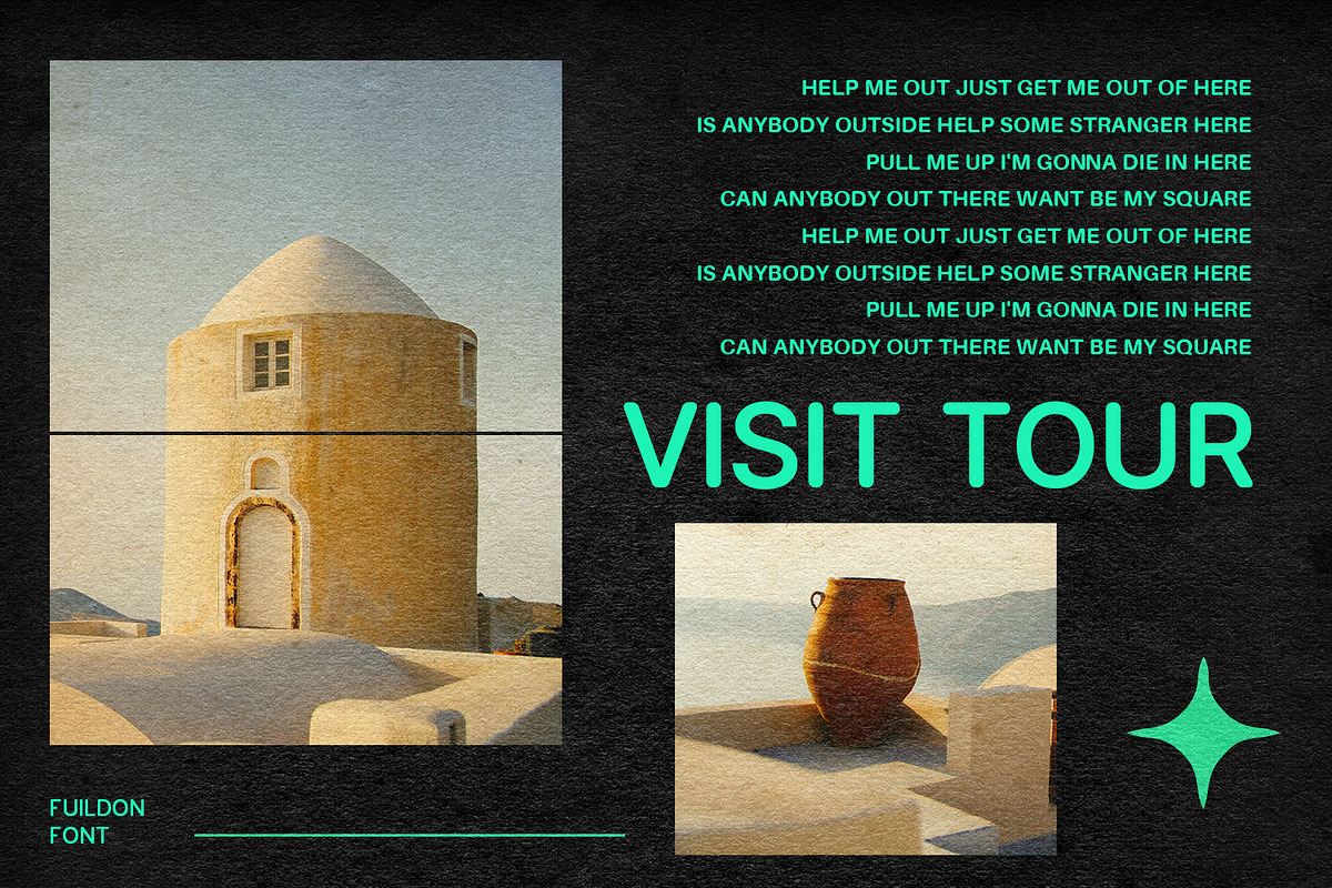 Fuildon Rounded Sans Serif Display F, a Sans Serif Font by Maulana Creative (Photo 2 of 7)