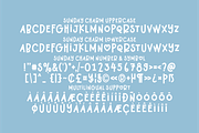 Sunday Charm - Display Font, a Handwritten Font by Keithzo (Thumbnail 8 of 9)