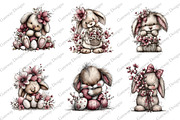 Whimsica Easter Bunny Clipart Bundle, an Illustration by GatewayDesign (Thumbnail 2 of 3)