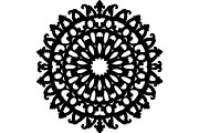 Ornate Black Mandala Vector Set, an Object Graphic by Creativeshirt (Thumbnail 6 of 7)