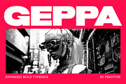 Geppa - Expanded Sans Serif, a Sans Serif Font by Pekotype (Thumbnail 1 of 8)