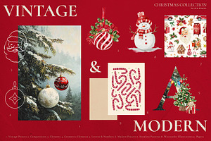 Christmas Watercolor Collection