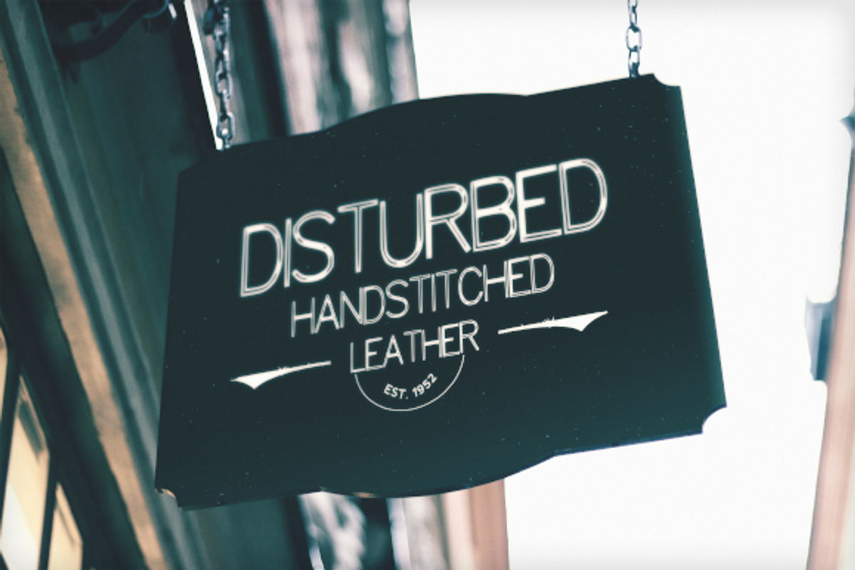 Industrial Font preview 3