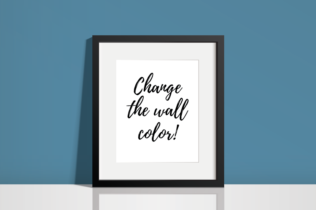 Black Frame Mockup - PSD AI PNG JPEG, a Print Template by Minty Fresh Graphics (Photo 2 of 4)