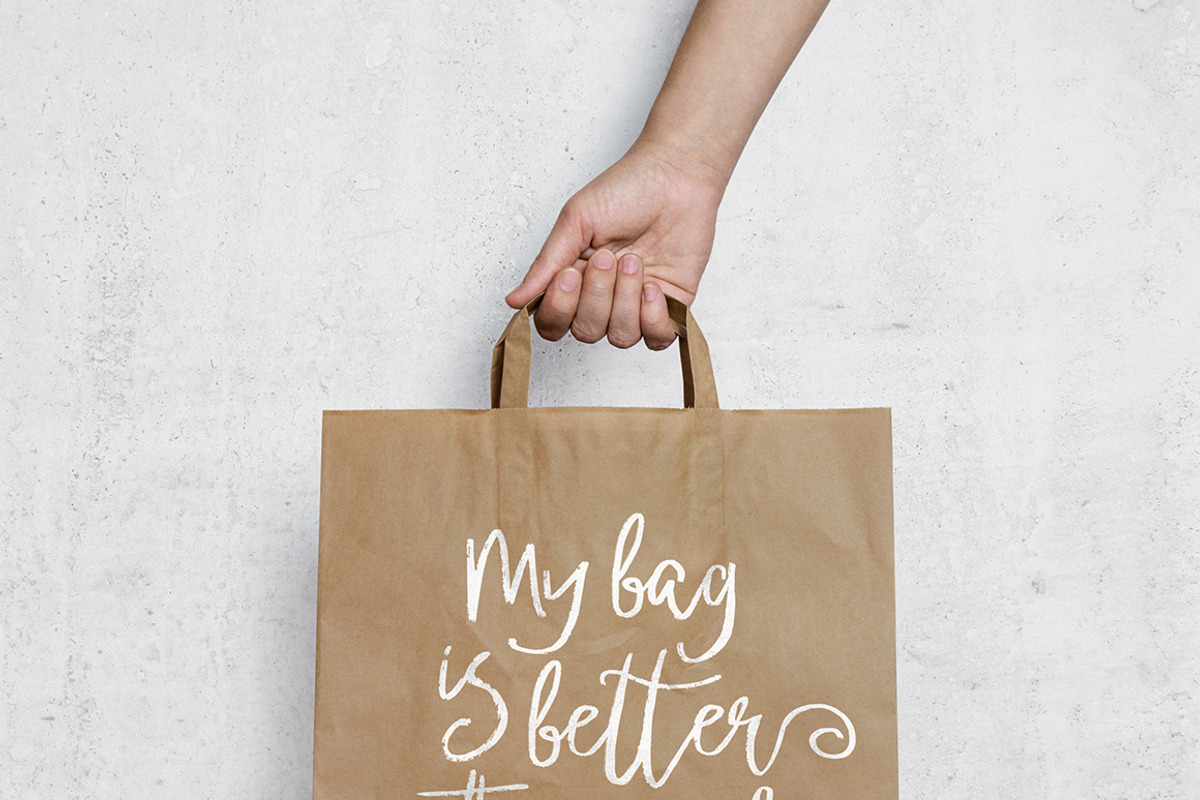 Affectionate Brush Script Font preview 6